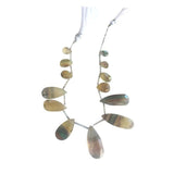 Multi Fluorite Faceted Pear 8 inch Bead Strand Natural Semi Precious Gemstone Birthstone DIY Women Jewelry Making Necklace Earrings Craft