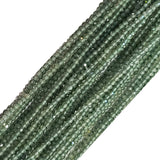 High-Quality Faceted Green Amethyst Beads