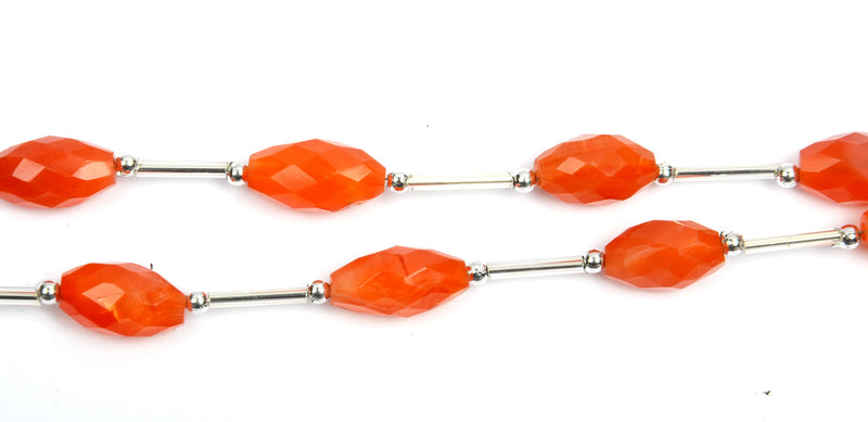 Carnelian Rice Beads