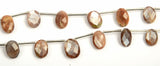 Chocolate Moonstone Oval Strand