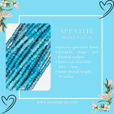 Multi-Color Apatite Rondelle Gemstone Beads