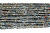 High-Quality Faceted Aquamarine AB Coated