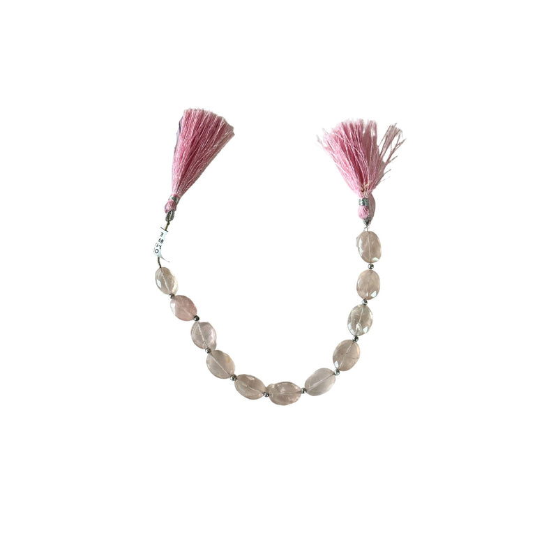 Rose Quartz Oval Beads