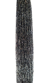 Rondelle Shaped Spinel Metalic Gemstone Beads