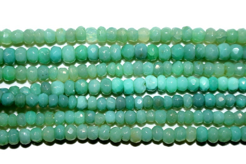 High-Quality Faceted Chrysoprase