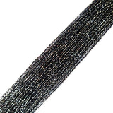 Spinel Metalic Bead Strand - Sizes 2mm to 7mm
