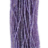 High-Quality Faceted Amethyst Zircon Beads