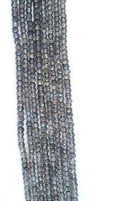 High-Quality Faceted Gray Quartz