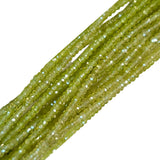 Semi Precious Gemstone Beads - Zircon Peridot