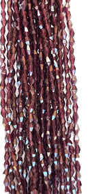 Drum Shaped Rhodolite Garnet Gemstone Beads