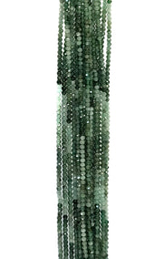 High-Quality Faceted Emerald Shaded Beads