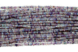 High-Quality Faceted Multi Fluorite Beads
