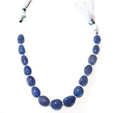 Tanzanite Smooth Tumble Strand - Natural Semi-Precious Gemstone 75, 94, 104, 130, 155, 45 Carats - Various Sizes