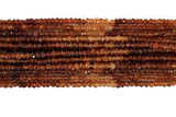 High-Quality Faceted Hessonite Garnet Beads