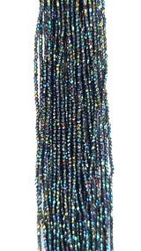 Spinel Peacock Bead Strand - Sizes 2mm to 7mm