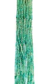 Rondelle Shaped Amazonite Shaded Gemstone Beads