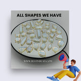 9x18mm Size Jewelry Component