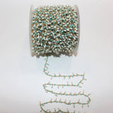 Gold Beaded Gemstone Necklace