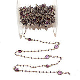 Gold Beaded Gemstone Necklace