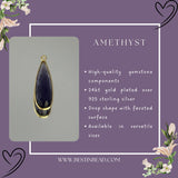 Amethyst Bezel Pendant