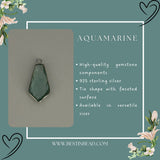Aquamarine Bezel Pendant