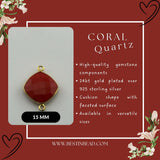 Bezel pendant necklace