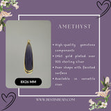 Wholesale gemstone bezel charms