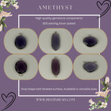 Amethyst Bezel Pendant