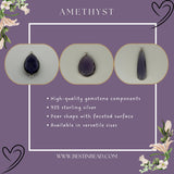 Amethyst Bezel Pendant