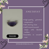 Amethyst Bezel Pendant