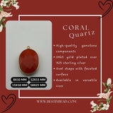 24kt gold plated pendant