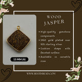 Delicate gold plated gemstone jewelry
