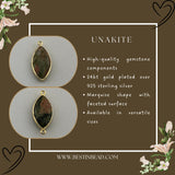 24kt gold vermeil bezel pendant