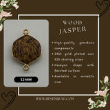 Delicate gold plated gemstone jewelry