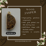 Delicate gold plated gemstone jewelry