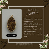 Delicate gold plated gemstone jewelry