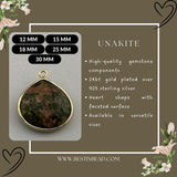 Delicate gold plated gemstone jewelry