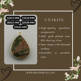 Delicate gold plated gemstone jewelry