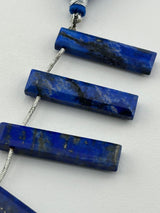 Rectangle Lapis Lazuli Natural Beads - DIY Beading Supplies