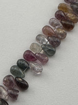 Teardrop Multi Spinel Natural Beads - DIY Beading Supplies