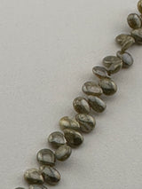 Pear Yellow Sillimanite Beads - DIY Beading Supplies