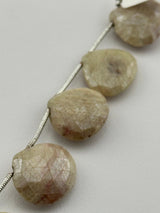 Heart Mystic Pink Sapphire Natural Beads - DIY Beading Supplies