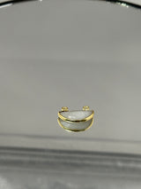 Rainbow Moonstone Moon/Crescent Pendant - Boho Chic Gemstone Necklace with 24kt Gold Elegance
