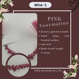 Yellow Tourmaline Heart Bead Strand