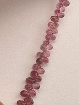 Teardrop Pink Tourmaline Beads - DIY Beading Supplies