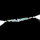 Ethiopian Opal White Faceted Heart 4 inch Bead Strand 4.5-6.5 MM & 16.5 Carats Natural Semi Precious Gemstone Birthstone DIY Jewelry