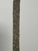 Beer Quartz Coated Rondelle Gemstone Beads - Natural Semi Precious Bead Strand - Sizes 2mm to 7mm - Jewelry Making Supplies