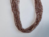 Copper Rutile Quartz Rondelle Gemstone Beads - Natural Semi Precious Bead Strand - Sizes 2mm to 5mm - Jewelry Making Supplies