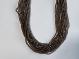 Labradorite Rondelle Gemstone Beads - Natural Semi Precious Bead Strand - Sizes 2.5mm to 5mm - Jewelry Making Supplies