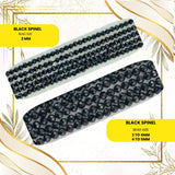 Black Gemstone Beads Strand – Onyx, Spinel, Tourmaline, Zircon